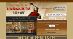 Desktop Screenshot of gumbogladiators.com